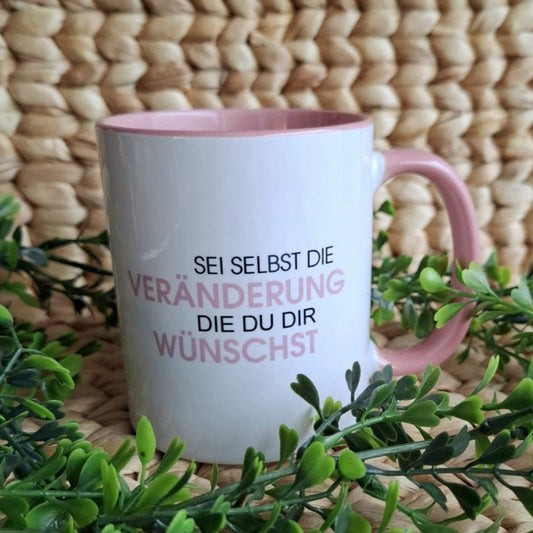KERAMIKTASSE rosa